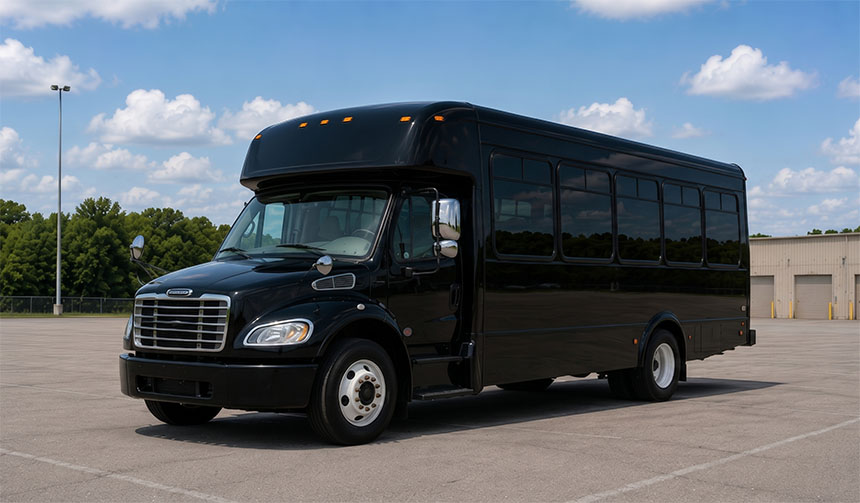 18-passenger minibus available for charter in Carson, CA