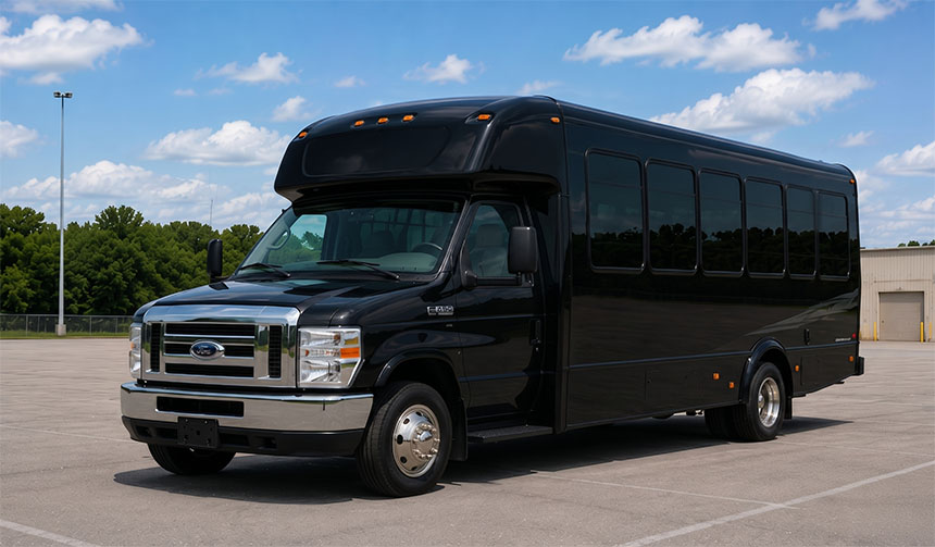 20-passenger minibus available for charter in Carson, CA