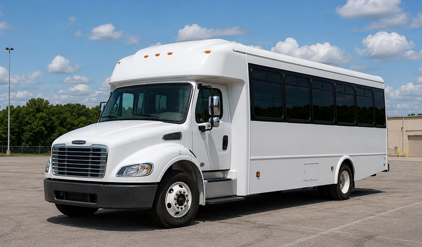 25-passenger minibus available for charter in Carson, CA